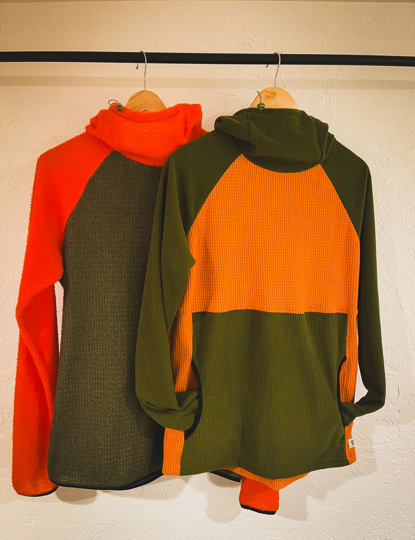 Custom Micro Grid Fleece Hoody