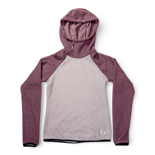 90g Alpha Direct Hoody- Birch/Plum