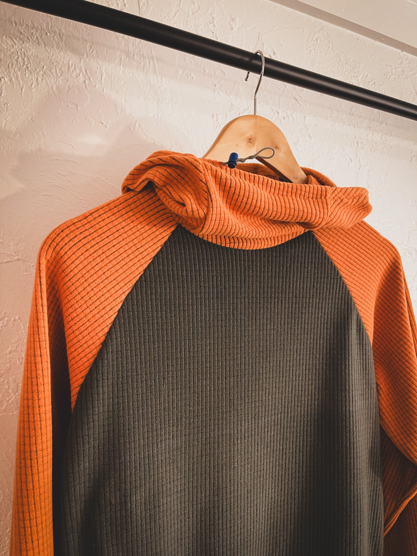 Custom Micro Grid Fleece Hoody