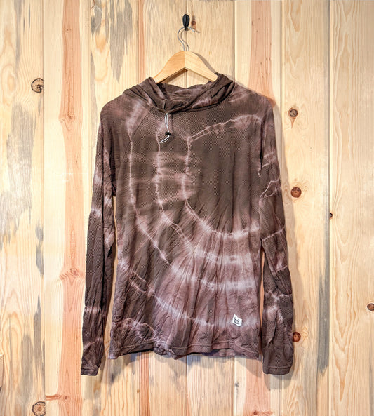 Men's Large Delta Sun Shirt - Chocolate