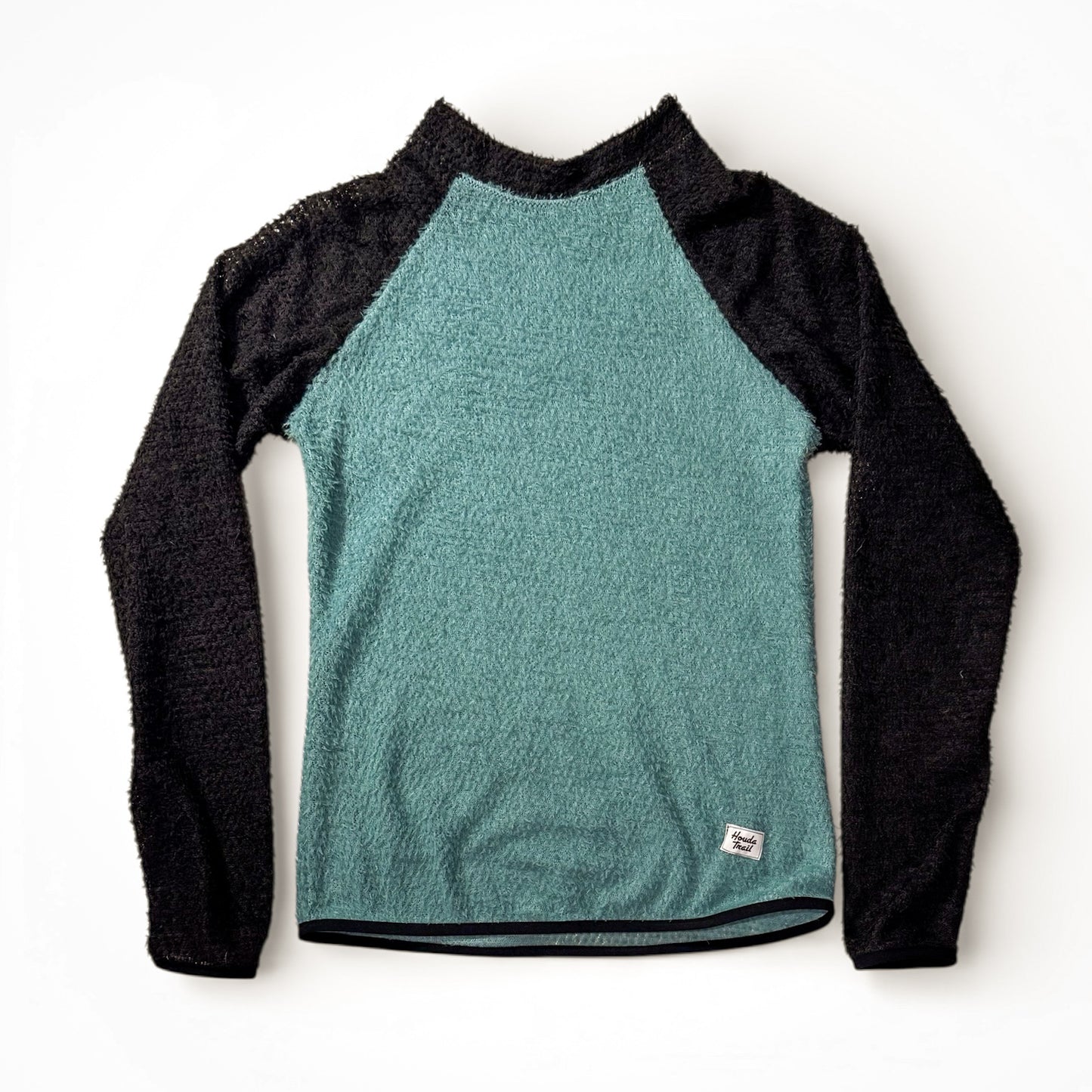 60g Alpha Direct Crewneck Sweater- Seafoam/Black