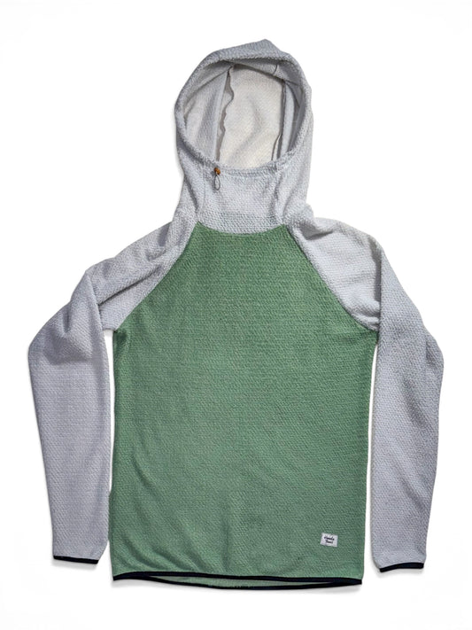 90g Alpha Direct Hoody- Spring Green/Fog