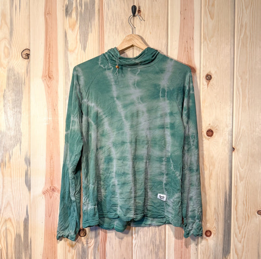 Womens Large Delta Sun Shirt - Emerald